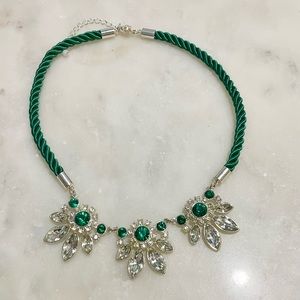 Vintage Emerald Statement Necklace